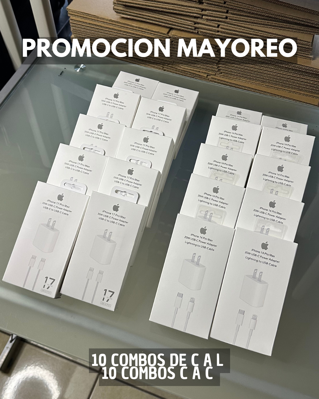PROMO MAYOREO CARGADORES